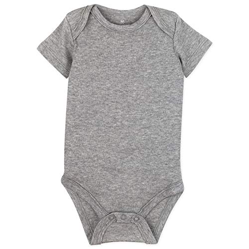 Image of HonestBaby unisex-baby Organic Cotton Short Sleeve Bodysuits Multipack