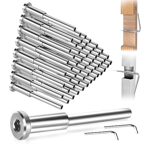 BLIKA 40 Pack Invisible Cable Railing Kit, T316 Stainless Steel 1/8" I