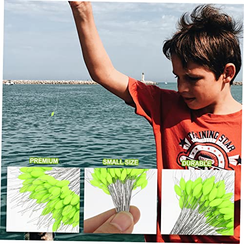 Indicateur de morsure de pêche Mikinona en plastique haute visibilité pour enfants et adultes x10 - 4