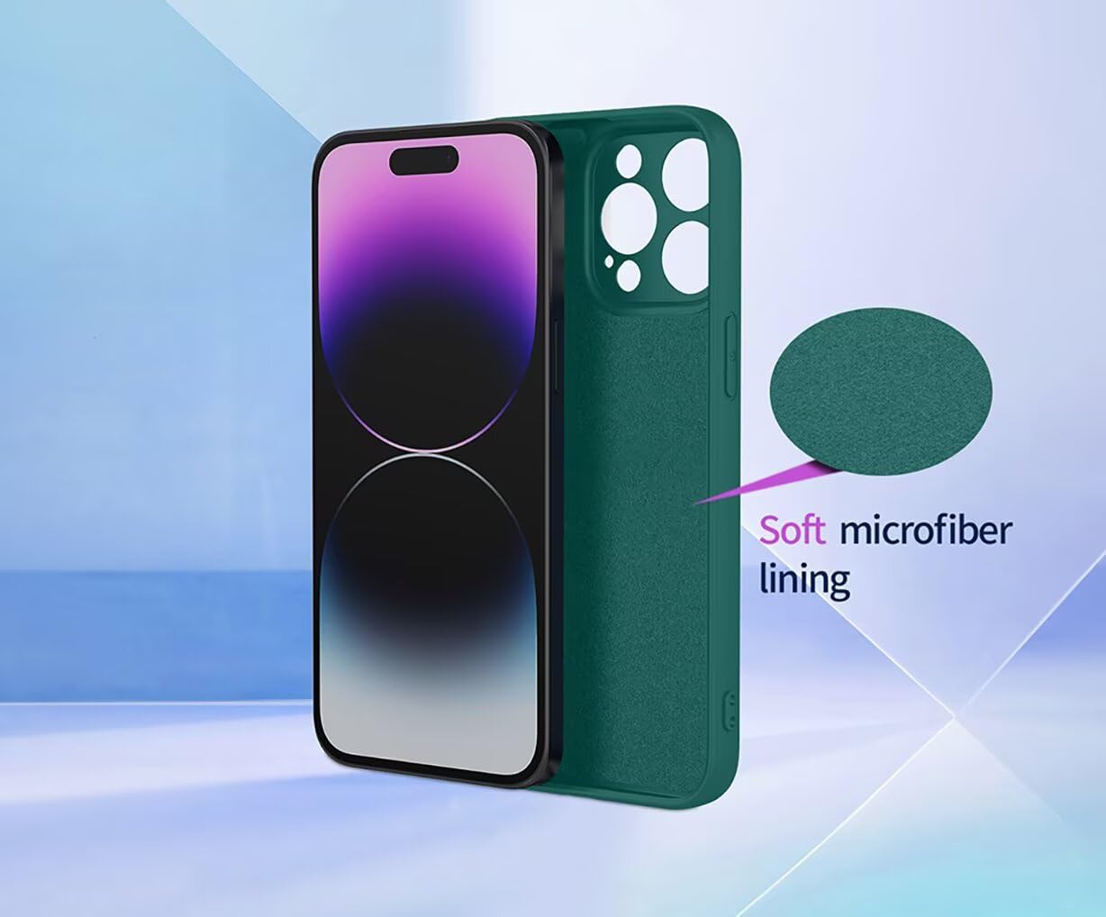 KANSi Cover per OPPO Find X5 Lite, Vetro Temperato [2 Pack] Custodie Silicone TPU 360° Rotante Anello Magnetica Anello Ring Supporto Bumper - Blu