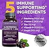 Viva-Naturals-Elderberry-Vitamin-C-Zinc-Vitamin-D-5000-IU-Ginger-Antioxidant-Immune-Support-Supplement-2-Month-Supply-120-Capsules-5-in-1-Daily-Immune-Support-for-Adults Viva Naturals Elderberry with Vitamin C and Zinc for Adults - 5 in 1 Sambucus Black Elderberry Capsules with Vitamin D3 5000 IU, Elderberries Immune Support Supplement 2 Months Supply Pills