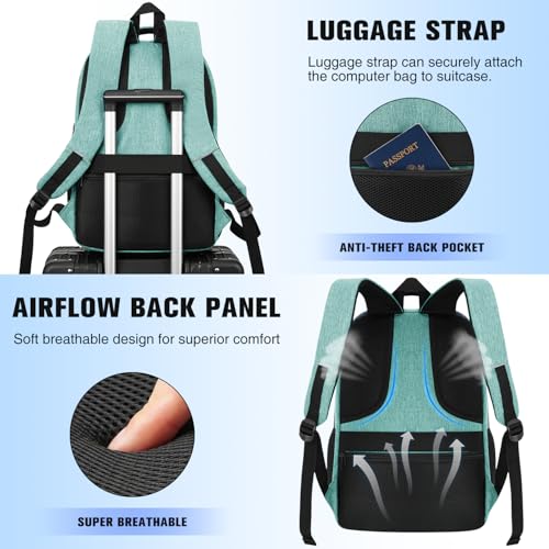 Image of Laptop Backpack for Men Women,College School Bookbags Boys Computer Bag for Teen Girls Business Travel