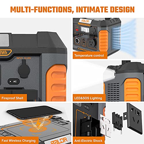 BALDR Portable Power Station 330W, 288Wh Emergency Backup Lithium