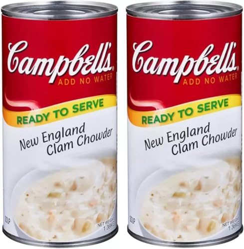 ホールセールジャパン３か月保証 【コストコ】キャンベル クラムチャウダー 1.36kg x 2缶 Campbell's NewEngland Style ClamChowder Costco 原産国:オーストラリア (2, クラムチャウダー)