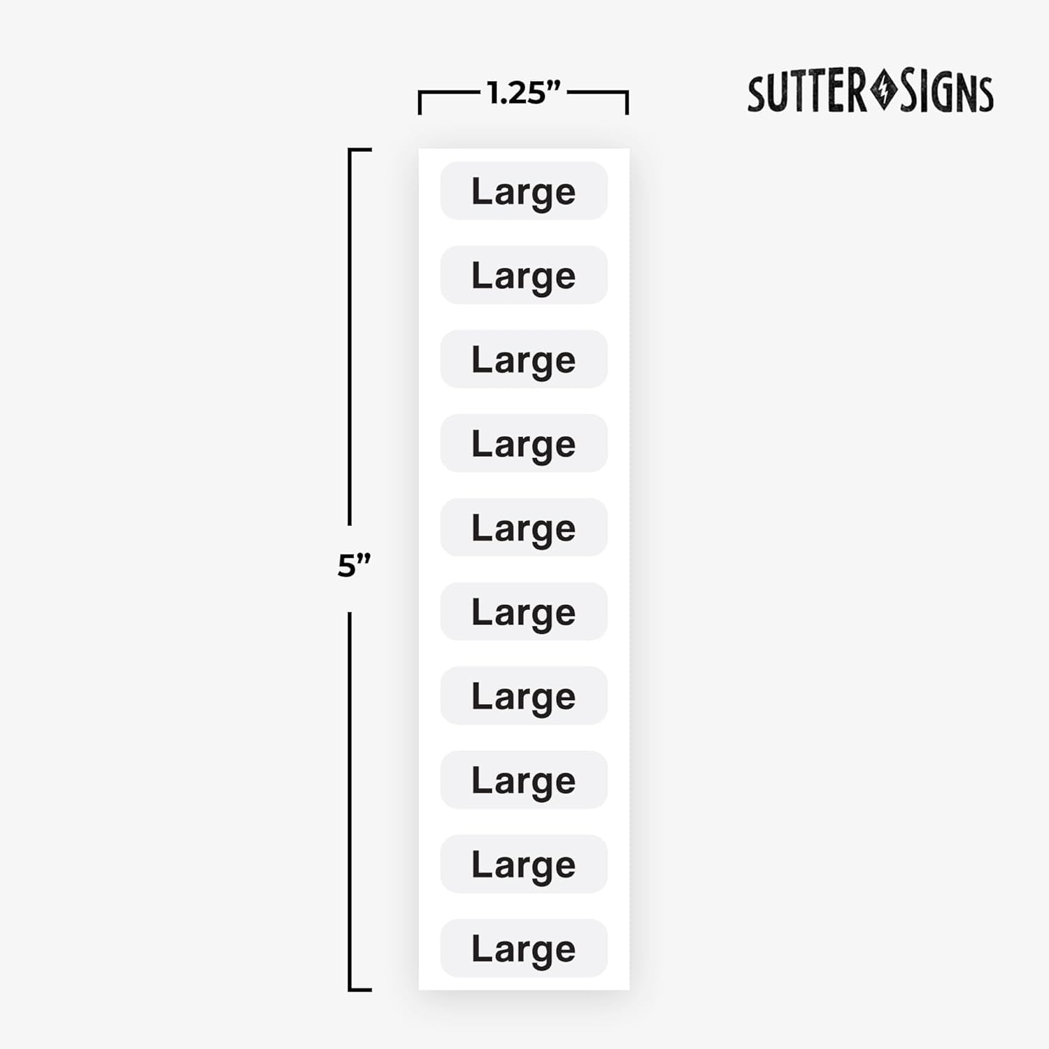 Juego de 1500 etiquetas de tamaño de ropa, etiquetas de 1.25 x 5 pulgadas, 6 rollos (XS, S, M, L, XL, XXL), 250 etiquetas/rollo, etiquetas adhesivas transparentes de tamaño de ropa para camisas,