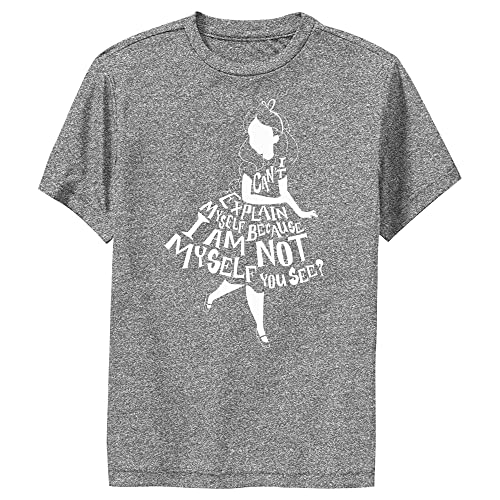 Tee-shirt Disney Wonderland garçon anthracite Youth XL respirant