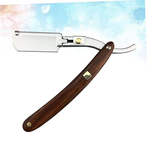 Miniatura 8 de FOMIYES 3pcs beard razor beard shaver Wooden handle razor Chic straight razor rasuradoras para hombres shaver for men barber straight razor foldable