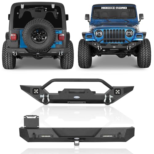 Hooke Road Wrangler YJ TJ Bumper Combo Front + Rear