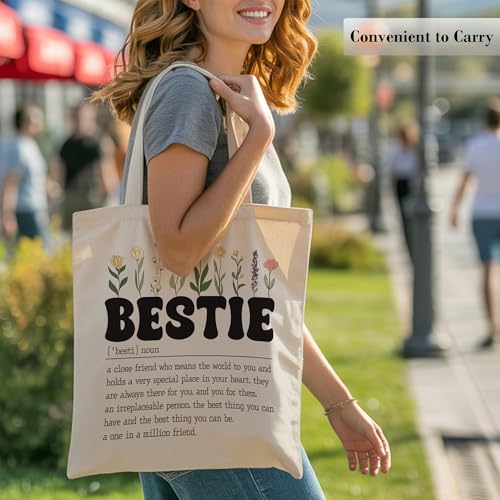 Bolso Tote de Lona para Mujer con Bolsillo Interior miniatura 2