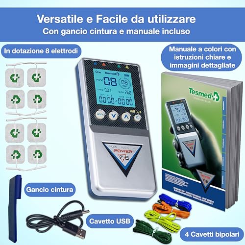 Tesmed Max 7,8 Power Elettrostimolatore Muscolare - 6