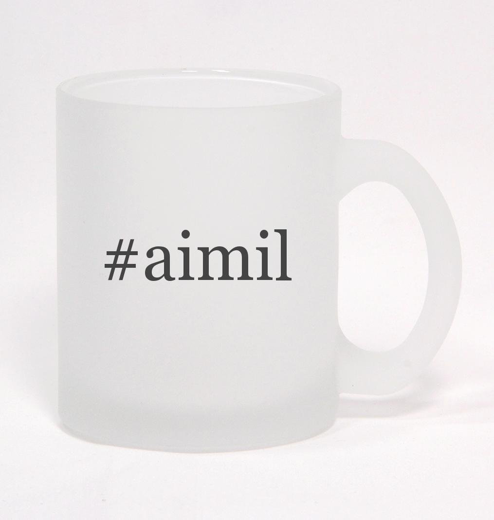 #aimil - Hashtag Frosted Glass Coffee Mug 10oz