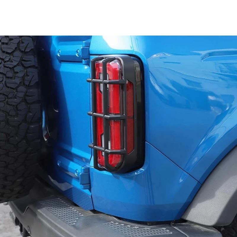 Boîtier feu arrière pour Ford Bronco 2021-2026 protection noire extérieure