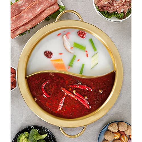 Olla de cobre para fondue tipo hot pot de 34 cm miniatura 4