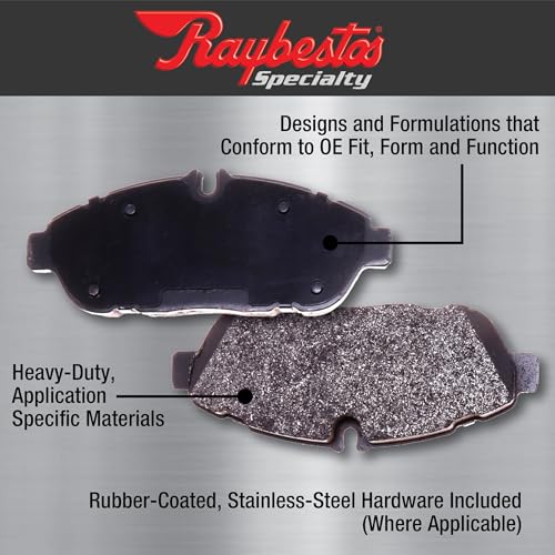 Image of Raybestos Specialty Truck Automotive Replacement Front /Rear Brake Pad for Select Freightliner M2 /B2, International 4300 (SP786ATRH)