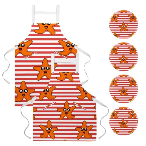 Tablier de serveuse anti-tache lot de 2 pour éviter les salissures en restaurant