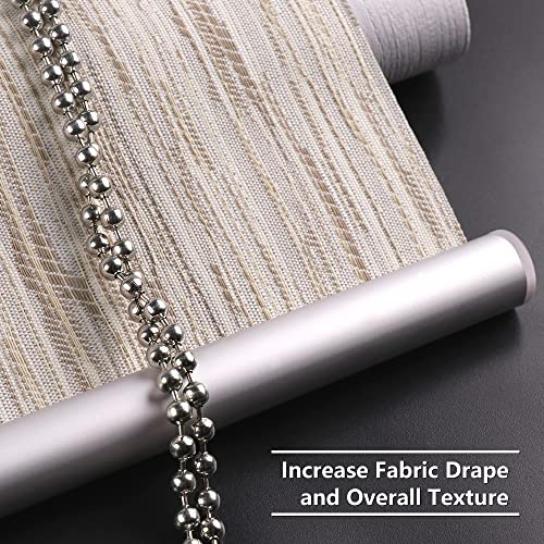 Hidodo Window Roller Shades, 100% Blackout Roller Blinds Uv Protection Thermal Insulated Fabric, Blackout Roller Shades For Windows, Office, Bedroom, Doors, 40" W X 72 "L, Beige #TOP4