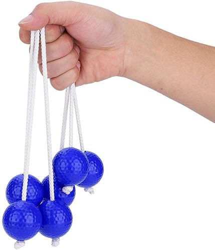 Miniatura 4 de Dioche pelotas de escalera, 3 pares de pelotas de golf, bolas de repuesto para bolas deportivas, 2 colores