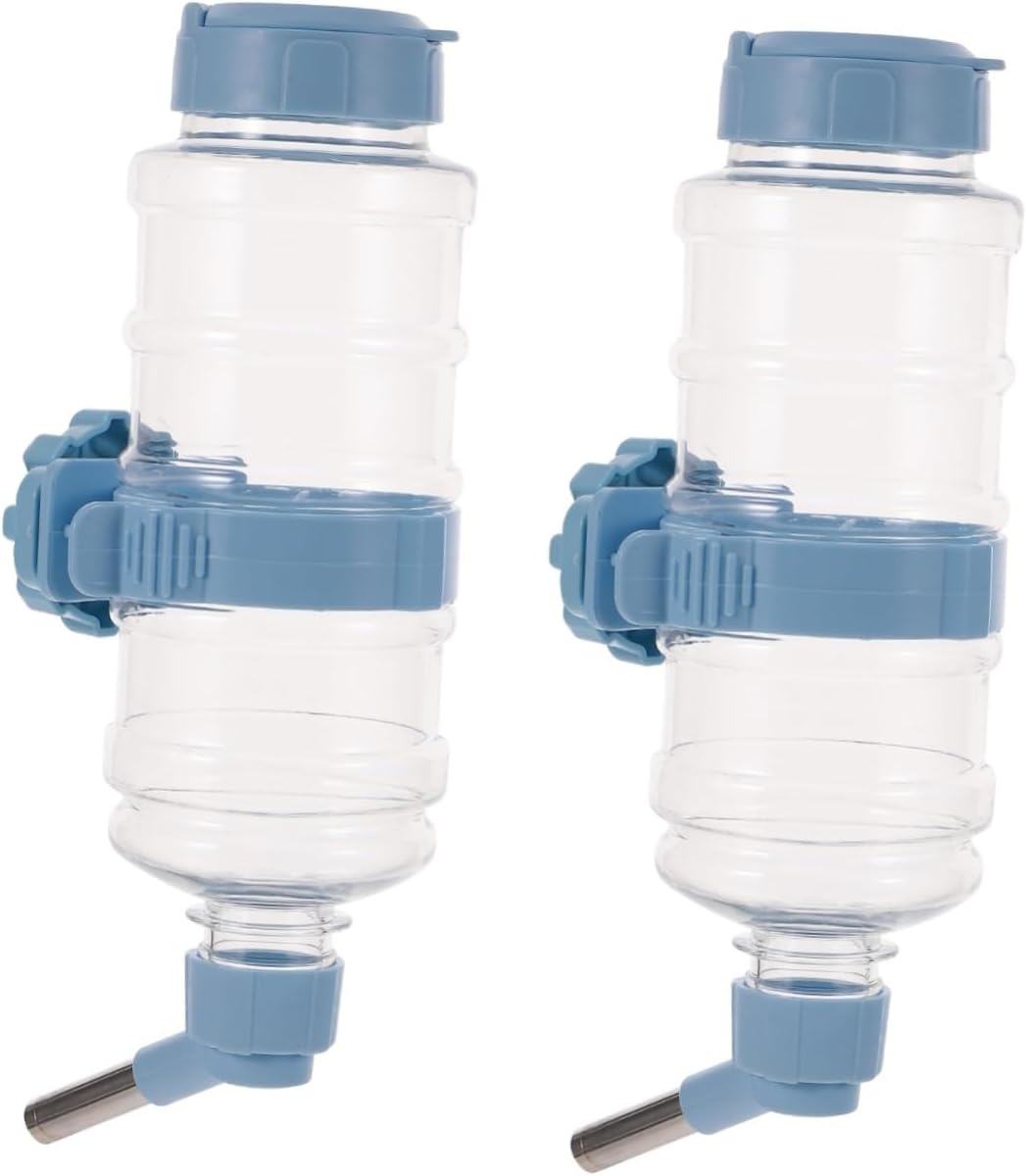 BESPORTBLE 2pcs Hanging Water Feeder for and Pets Creative Pet Drinking Bottle Automatic Leak Design for Cages for Bunnies Chinchillas and Other Animals