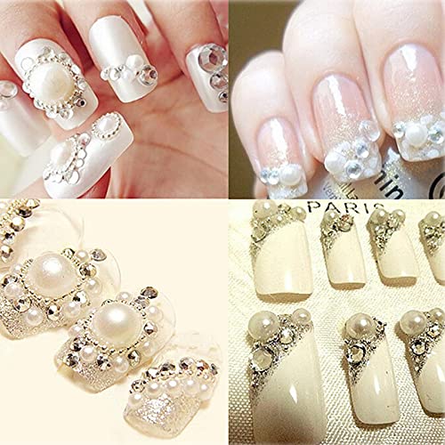 1440 Strass Con Retro Piatto, 1,5 – 1,7 Mm, Strass Per Nail Art, Decorazione Costume, Decorazione Per Festival, Blu A - Foto 11