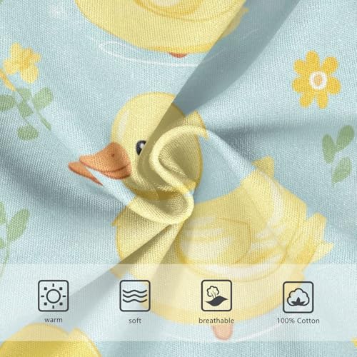 Wusikd Cute Duck Boys' Underwear Cotton Flowers Boys Briefs Soft Toddler Underwear 2T3