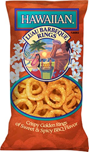 Hawaiian Rings, Luau Barbeque, 4 Ounce