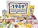 Woodstock Candy 1949 70th Birthday Gift Box of Retro Vintage Candy Assortment from Childhood for 70 Year Old Men and Women Born 1949 - Great Idea for Mom or Dad - Jr