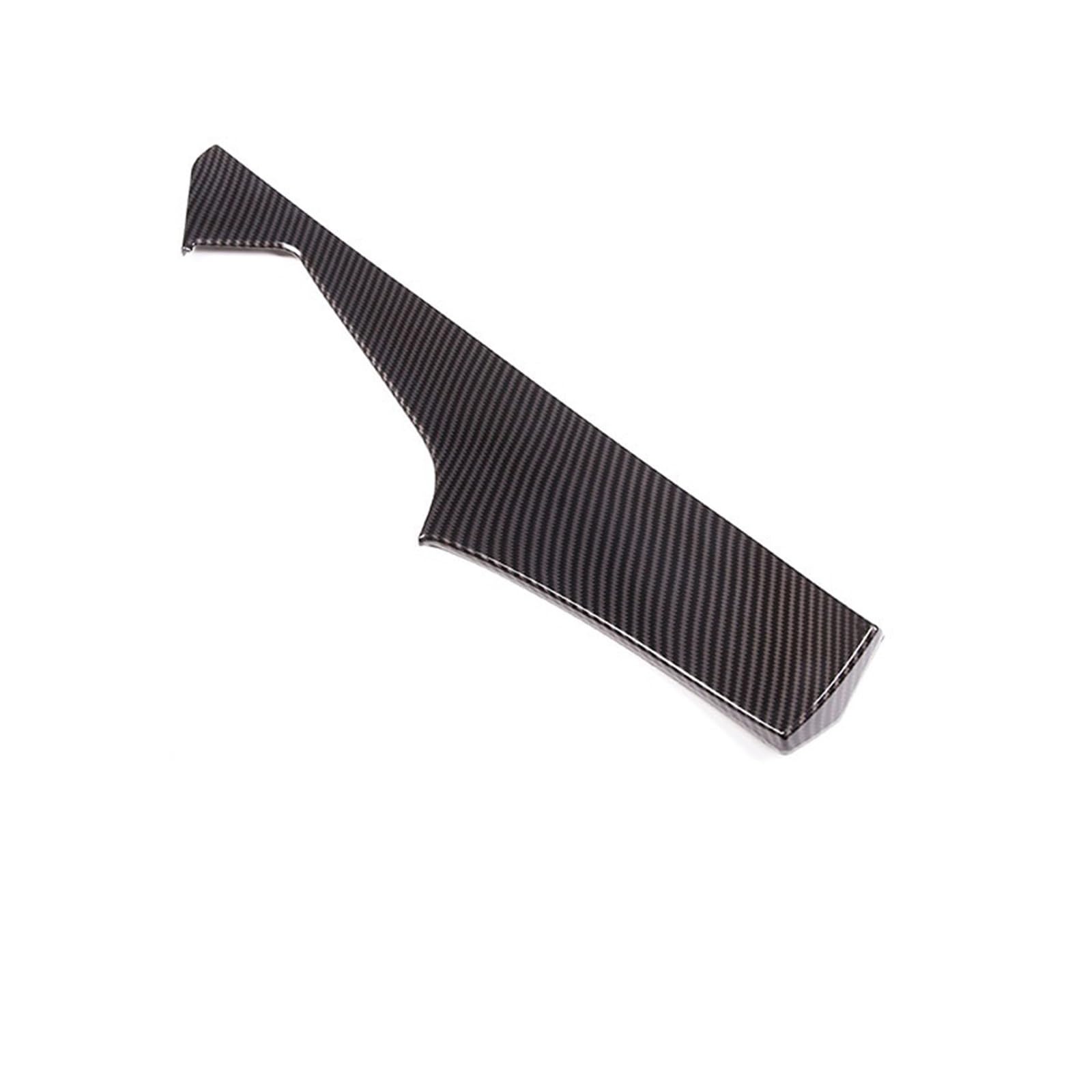 Car Interior for Chevrolet for Corvette C7 14-19 Accessories ABS Car Main Driver's Inner Door Panel Cover Sticker Trim Sticker Trim Sticker Accessories(Carbon Fiber)