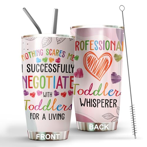 MEDROC Daycare Tumbler Stainless Steel 20oz, Daycare Teacher Appreciation Gifts