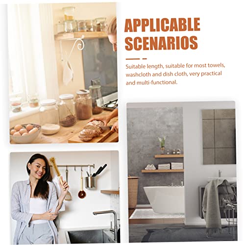 Porte-serviettes mural pivotant inox pour optimiser les petites pièces - 6