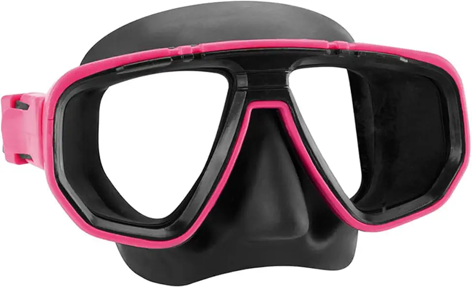 Máscara Mergulho Dua Seasub Lente De Vidro Temperado