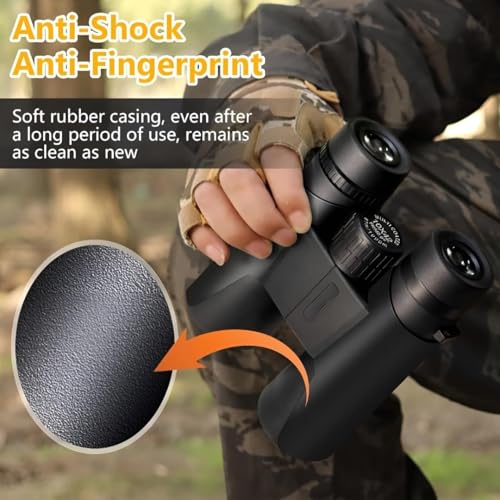 Image of Telescope HD Vision Binoculars 10000M High Power for Outdoor Travel Stargazing Concerts Sports Optical Vision Binocular Fixed Zoom (10 X 42)