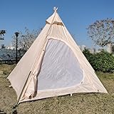 Tela Oxford 300D resistente al desgarro, tienda de campaña india Tipi, tienda de campaña para exteriores para 2-3 personas