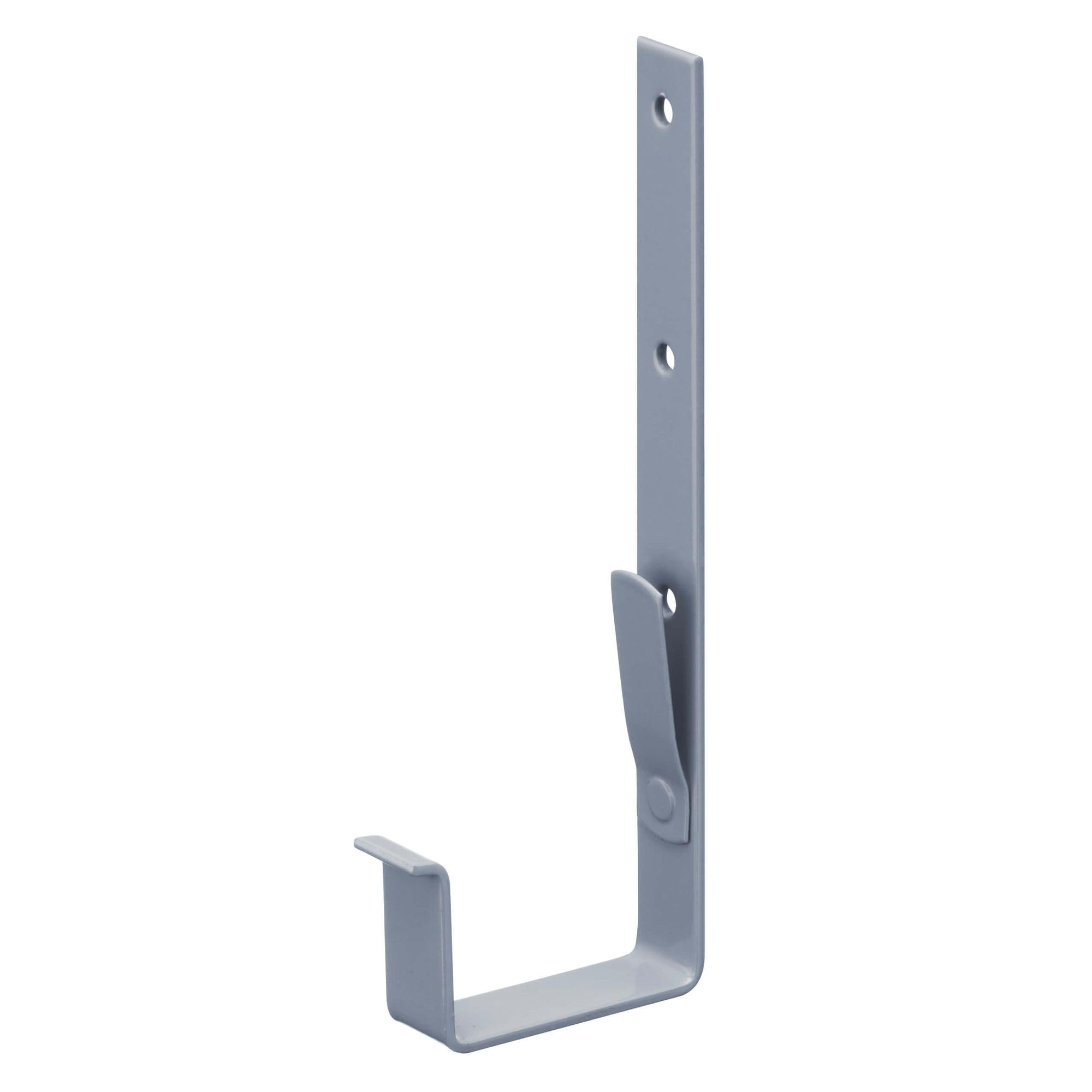 INEFA Kastenrinnenhalter aus Stahl NW68, 68 mm, Grau – einfache Montage, Made in Germany