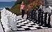 MEGACHESS Giant Oversized Premium Chess Pieces Complete Set with 37 Inch Tall King - Black and White