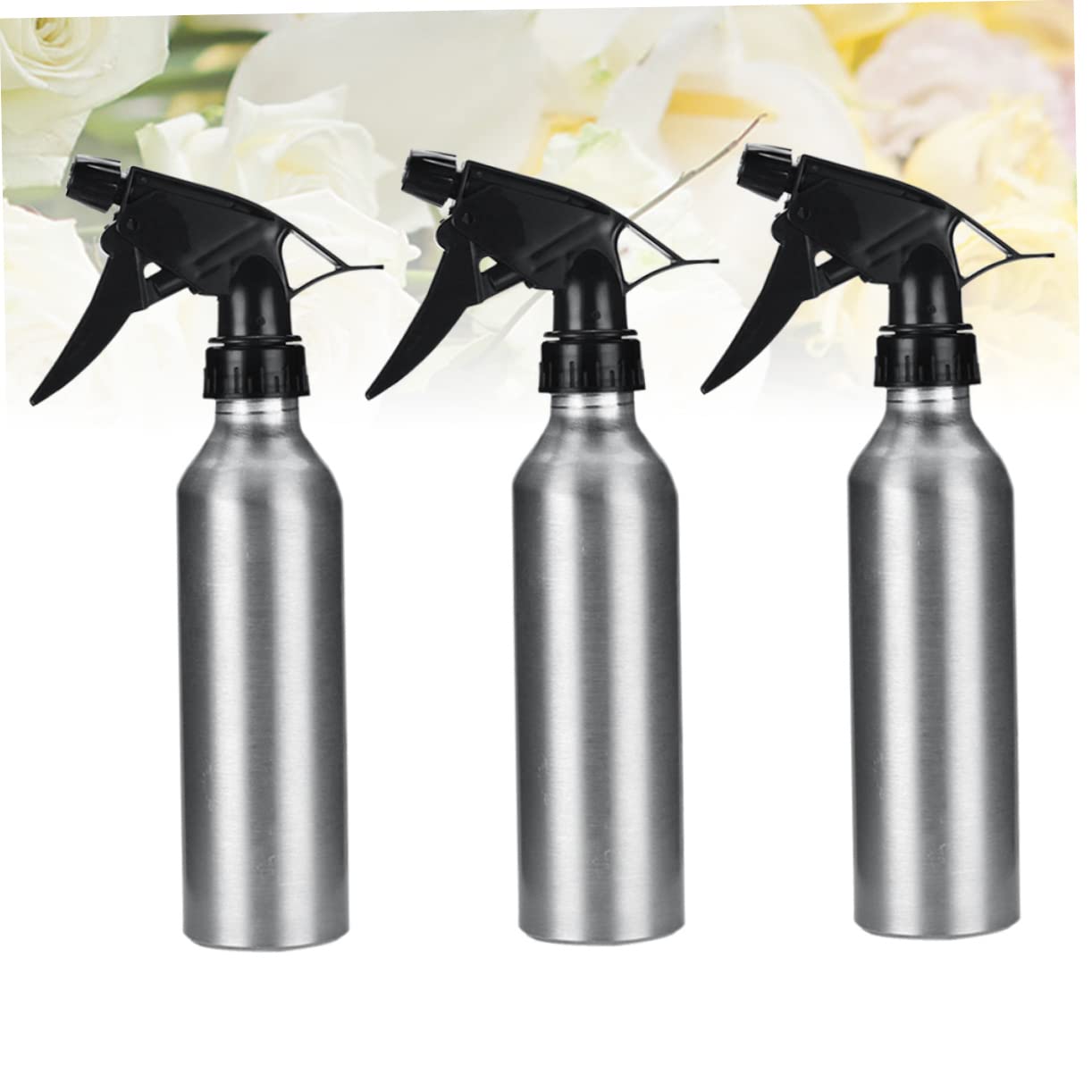 Toyvian 2 Ensembles Bouteille Vaporisateur Aluminium Lot De Pulvérisateur Multi Usage Rechargeable Pour Plantes Cuisine 3 Pièces * 2