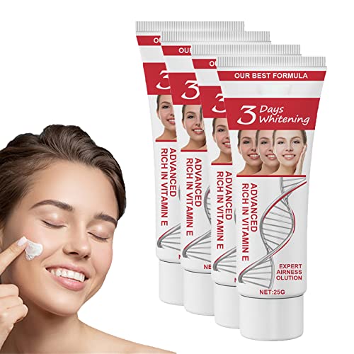 3 Days Kojic Acid Whitening Moisturizing Cream, Kojic Acid Cream For Dark Spots, Skin Bleaching Cream For Face Black Women, Dark Spot Corrector Cream Underarm Cream, Brightens Skin (4PCS) Cover