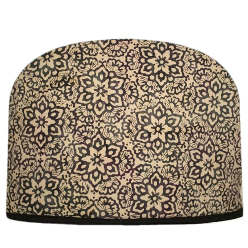 Batik Champagne Blues Tea Cozy - Large Double Insulated Tea Cozy - Made in The USA