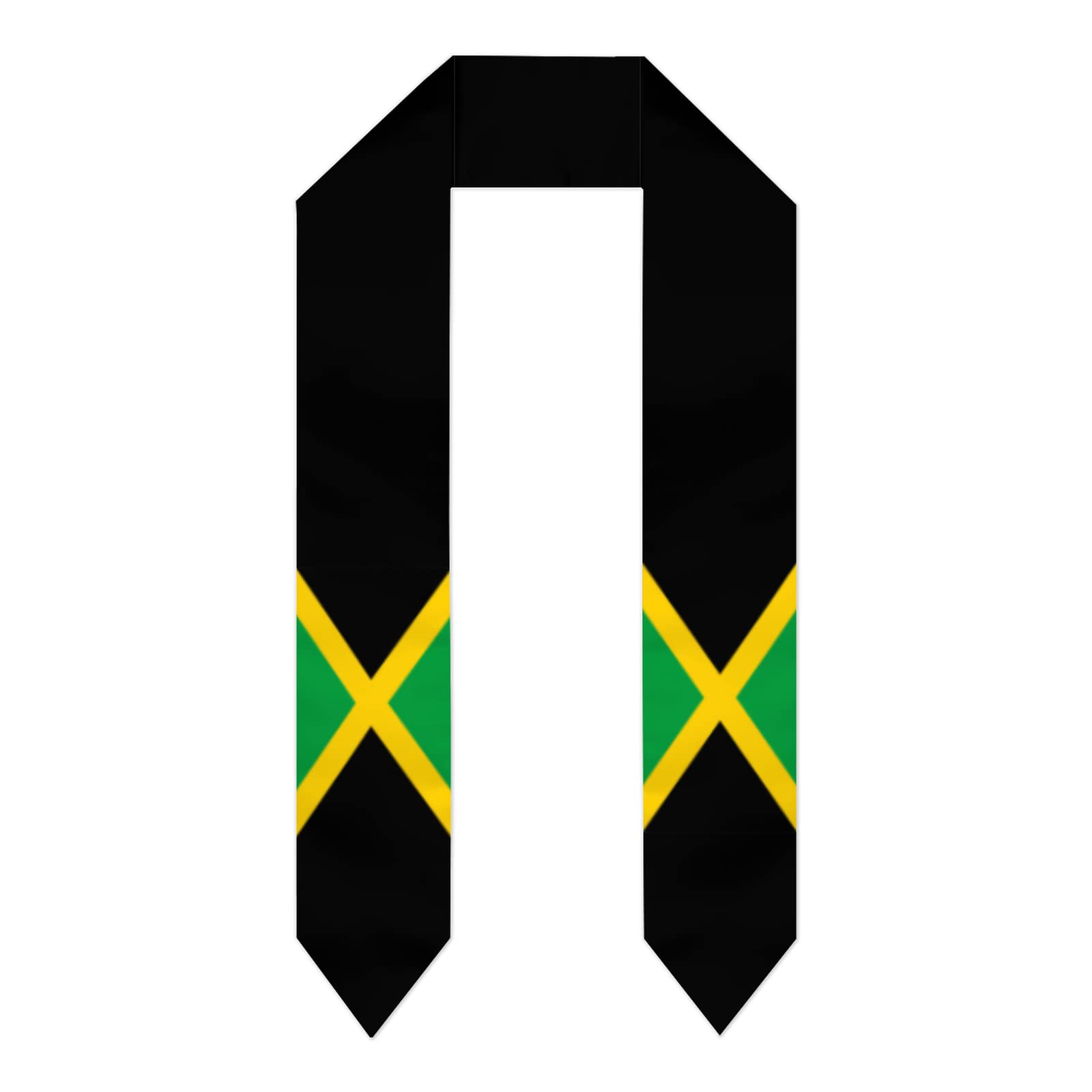 Kicoyuaz Jamaica Jamaican Flag Graduation Stole/Sash/Scarf,Graduation Gift