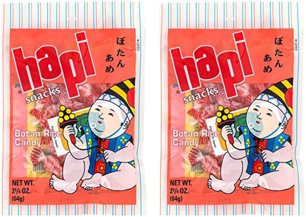 Amazon.com : Hapi Botan Rice Candy, 2.25 Ounce (Pack of 2) : Everything ...