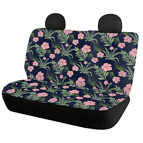 Image of Modysero Tropical Plants Print Car Seat Cover Full Set for Men Women Breathable Soft Full Coverage Auto Seat Covers Custom Elastic Easy Install Car Accessories for Car SUV Truck