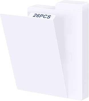 26 Piece Comic Book Dividers with Tabs
