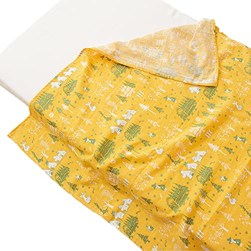 ムーミン マルチガーゼケット 日本製 2重ガーゼ おくるみ スワドル 授乳ケープ ひざ掛け 100×100cm