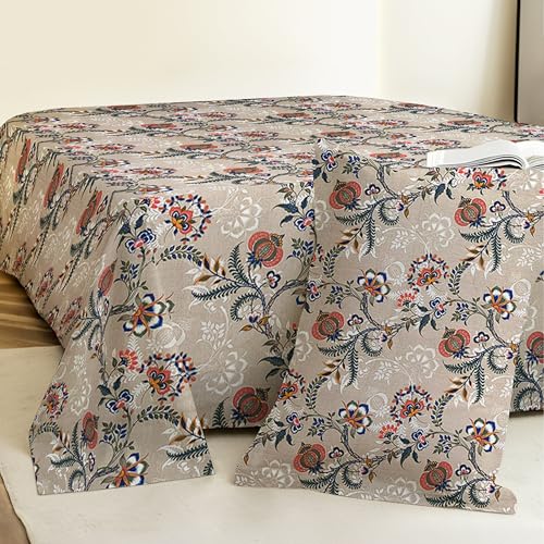 Image of Weave & Decor Cotton Bedsheet for Single Bed 90x60 Inches Soft and Breathable, Includes 1 Pillow Cover 20x30 Inches
