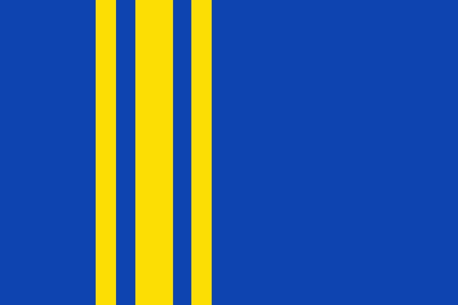 Drapeau Oisterwijk 1963 grand pavillon extérieur vlag historique