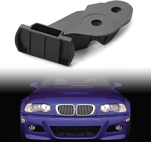 GZYF Soporte de parachoques delantero de coche para BMW Serie 3 E46para M3 E46 323i 325Ci 325i 325xi 328Ci 328i 330Ci 330i 330xi 2001-2006, lado