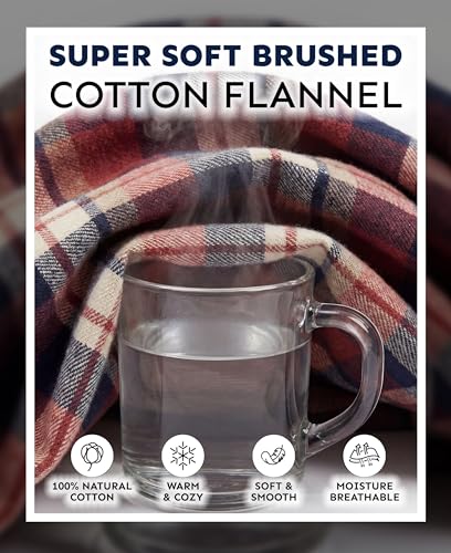 Image of Andrew Scott Men's Flannel Drawstring Pajama Pants | Plush Flannel Fleece | Pockets | Drawstring
