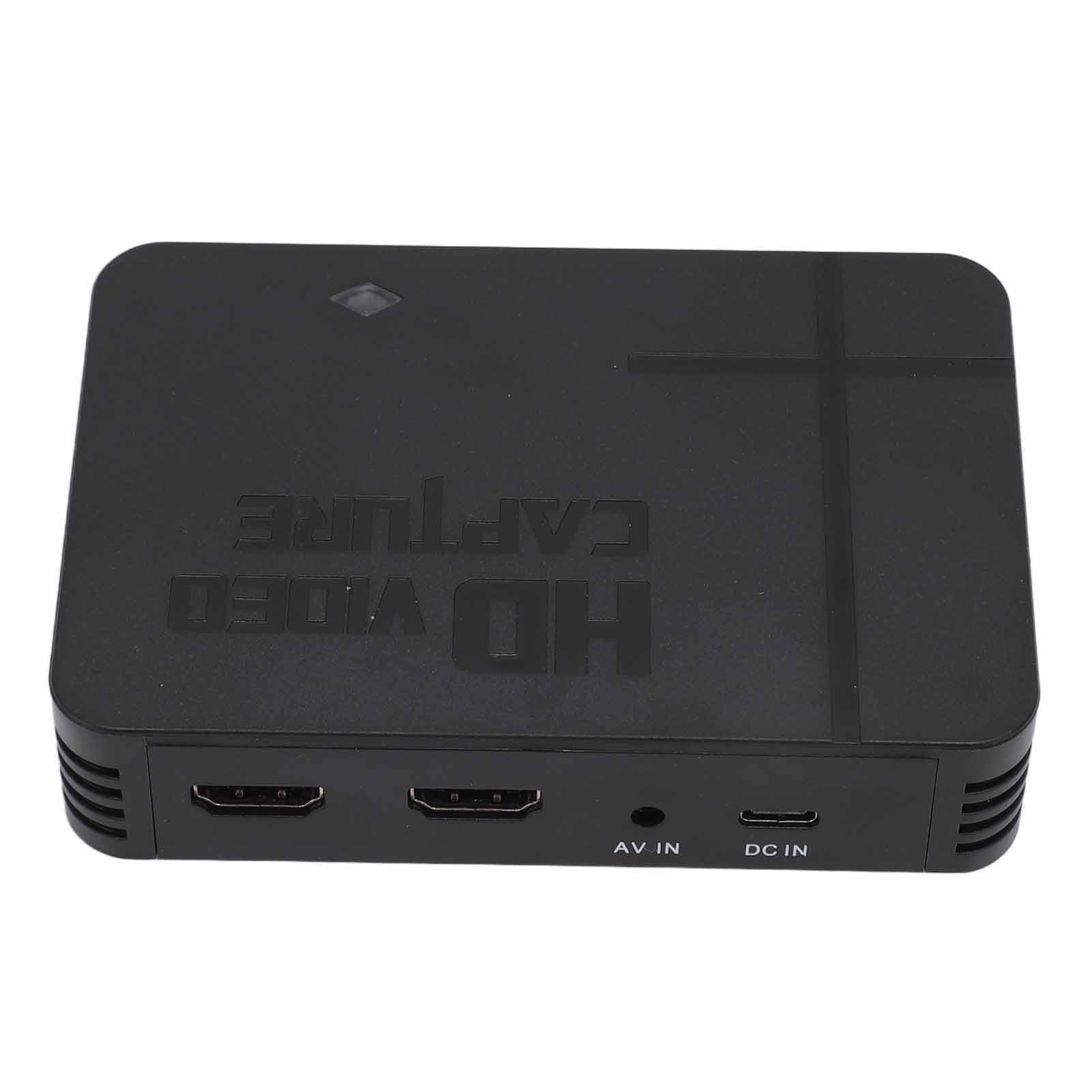 Annadue Tarjeta de Captura, Dispositivo de Captura de Vídeo USB HDMI, Grabadora de Vídeo 1080P 30 Fps para Juegos, Radiodifusión, Videoconferencia
