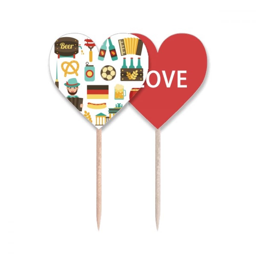Cure-dents Brésil Soccer Beer Saucisse pour buffet de match