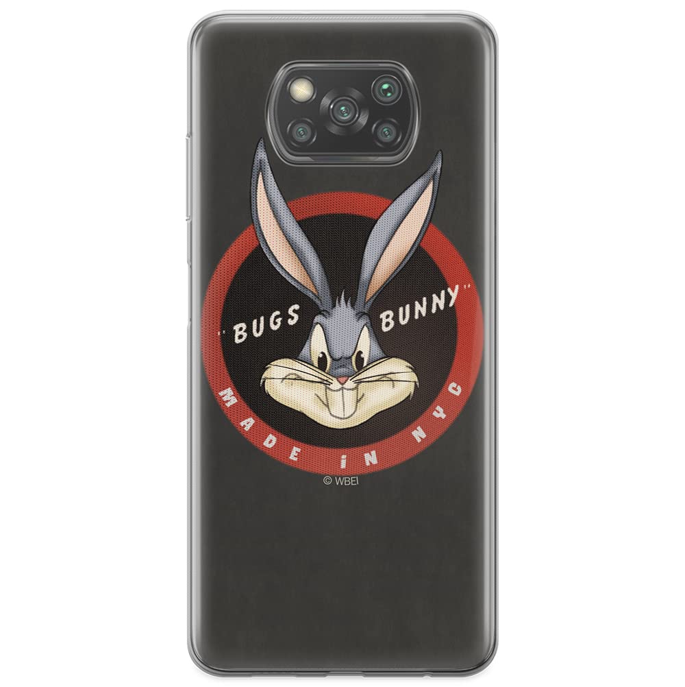 ERT GROUP mobile phone case for Xiaomi POCOPHONE X3 original and officially Licensed Looney Tunes pattern Bugs 006 optimally adapted to the shape of the mobile phone