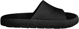 Chinelo Slide Nuvem Ortopédico Feminino Confortável Leve Preto Nanda Manu